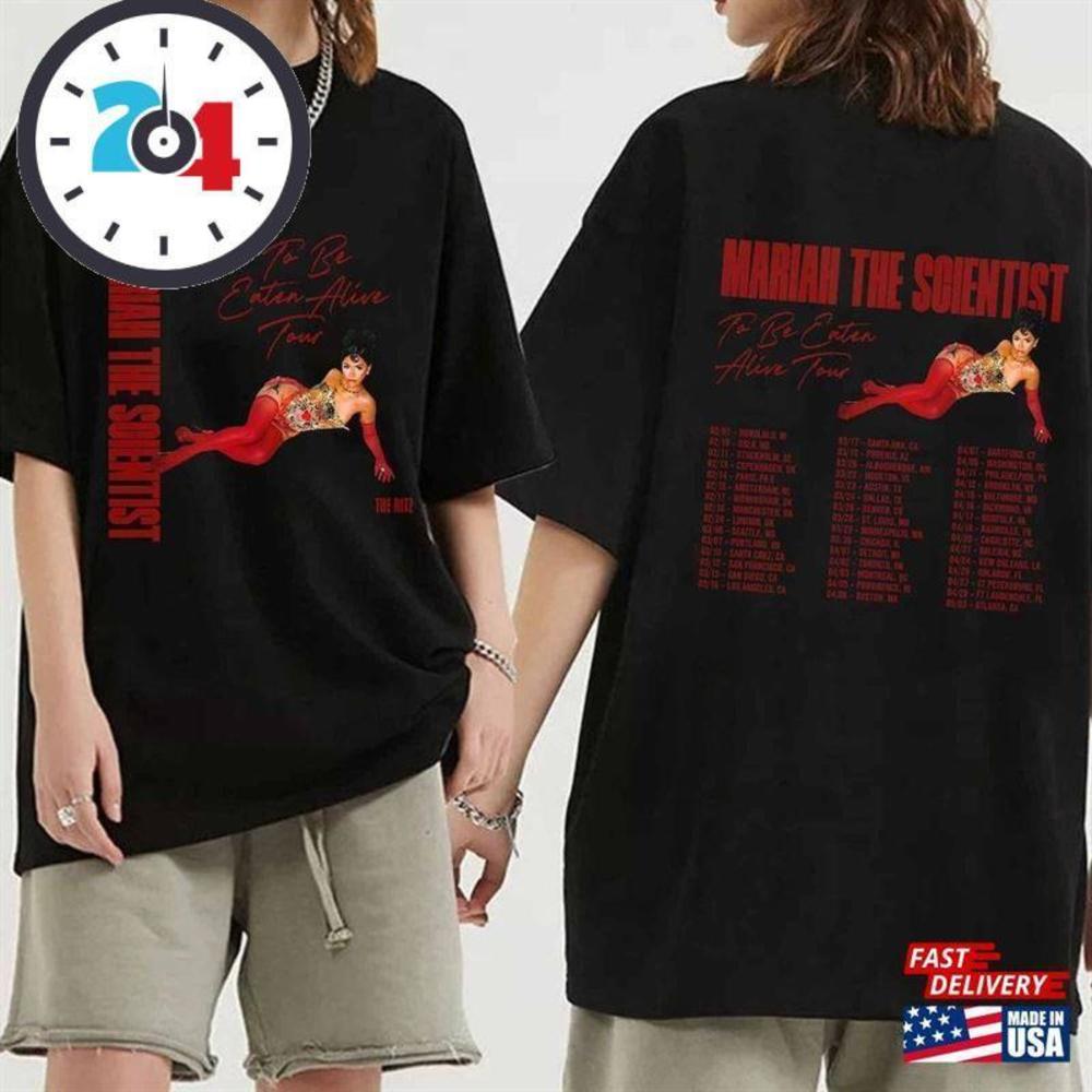 Mariah The Scientist To Be Eaten Alive Tour  Shirt  2 Sided